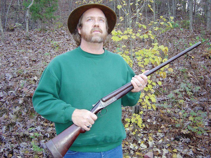 Keith Sutton takes a moment to be with “Helen,” his Remington Arms double-barrel 12-gauge shotgun.