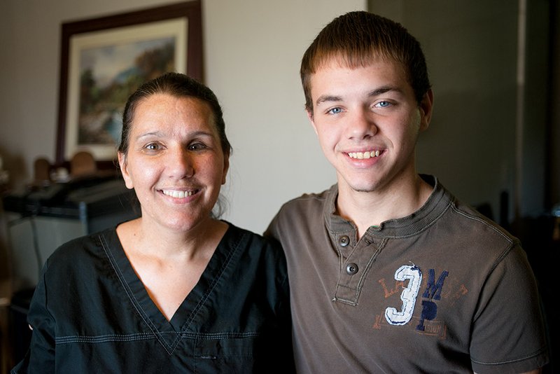 Susan Lynch and her 17-year-old son, Gage, both of Tuckerman, have neurofibromatosis. The Children’s Tumor Foundation will hold a benefit gala in September to raise money for NF research.