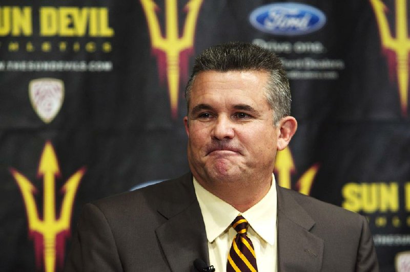 Arizona State Coach Todd Graham is trying to promote a family atmosphere and has asked players and coaches to bring a picture of someone near and dear to them who sacrificed a lot to help them get to where they are today.