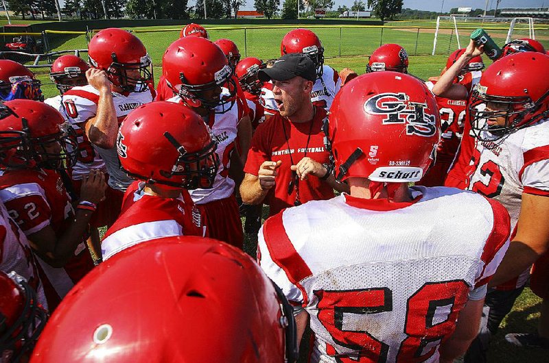 Eli Cranor, a former standout quarterback at Russellville High School and Ouachita Baptist University in Arkadelphia, is back in the Arkansas River Valley as Clarksville’s new head coach. Cranor, 25, takes over a team that went 3-7 last season.