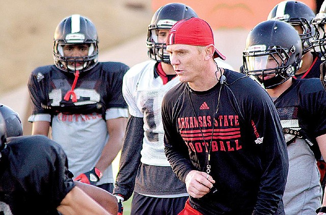 Arkansas State Coach Blake Anderson is the Red Wolves’ fifth head coach since 2010, their seventh including interim coaches. “To have gone through what they’ve gone through, and to respond the way they have, I could not have written it up the way they have handled it,” Anderson said.