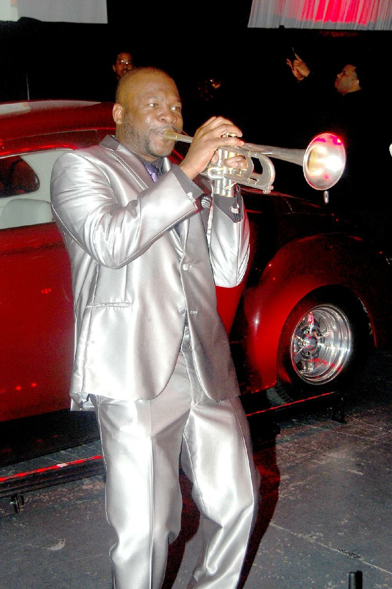 Rodney Block performs at the second annual Red Shoe Extravaganza, a benefit for the Arkansas Medical Dental and Pharmaceutical Association held Feb. 1, 2014, at the Metroplex in Little Rock.