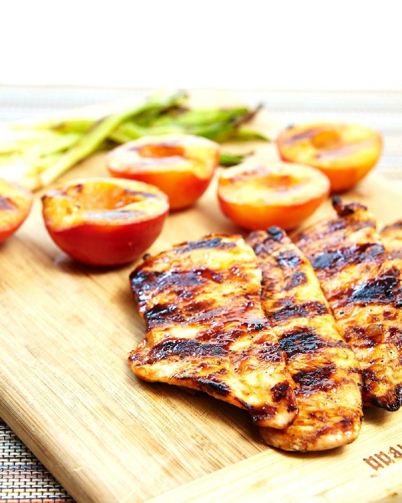 Apricot-Glazed Grilled Chicken Cutlets