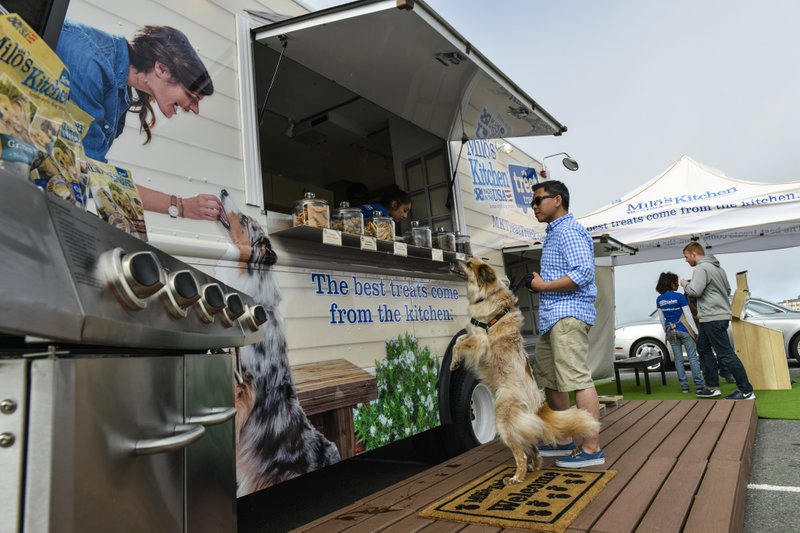 Courtesy Photo The Milo&#8217;s Kitchen Treat Truck, a mobile vending opportunity for dogs, will stop in Northwest Arkansas this weekend.