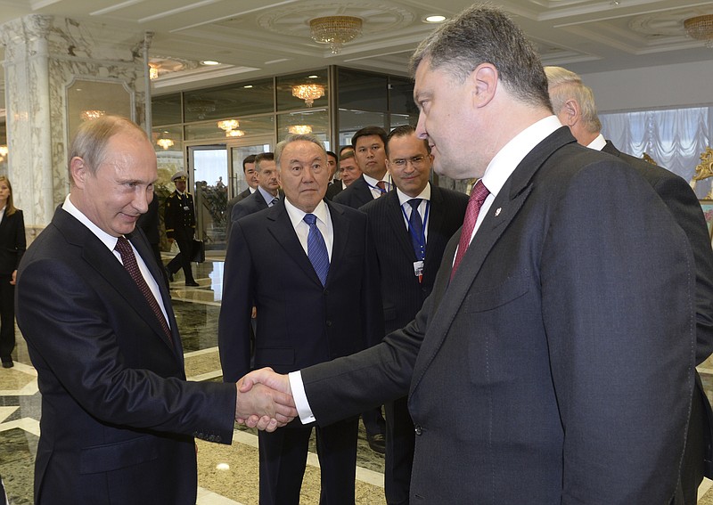 Putin and Poroshenko meet for bilateral talks