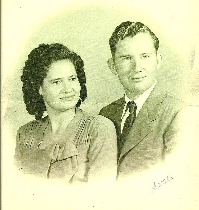 Merl and Relton Spann around the time of their wedding, Jan. 15, 1949