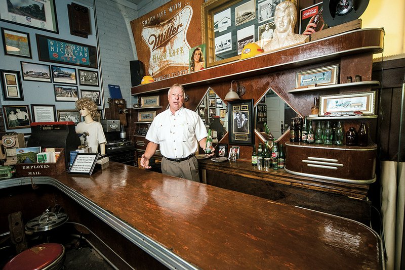 Barth Grayson talks about the bar — once located in the Wagon Wheel in Bald Knob — on which a young Elvis Presley danced while performing early in his career. His favorite drink at the time was 7UP. The bar is destined for the new Rock-N-Roll Highway Museum that will be housed in a renovated building in downtown Bald Knob.
