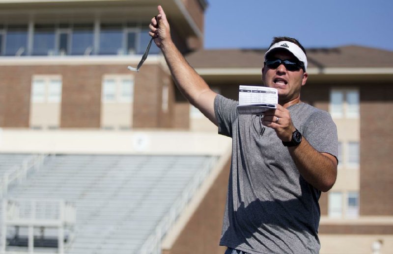 Central Arkansas offensive coordinator Nathan Brown enters this season as one of the youngest play-callers in the Football Championship Subdivision but admits he was close to taking another job.