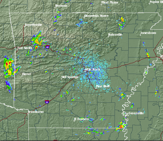 Forecasters expect showers and thunderstorms to make their way into Arkansas Friday and continue through Sunday. 