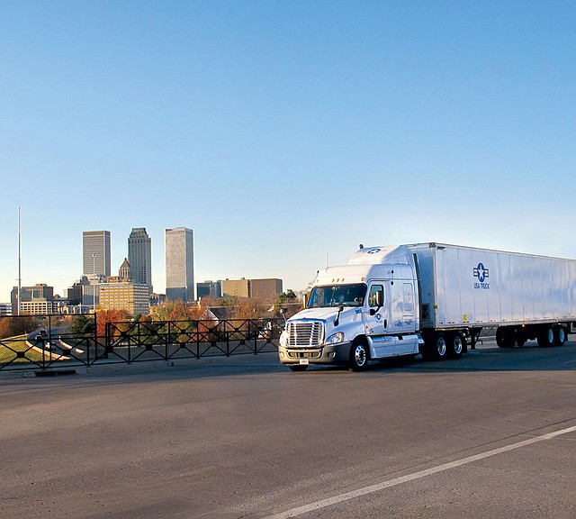 A key part of USA Truck’s growth strategy is to get its customers to use multiple services, especially the company’s freight brokerage division. Some outside investors have said USA Truck should spin the division off into a standalone company.