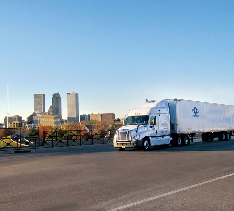 A key part of USA Truck’s growth strategy is to get its customers to use multiple services, especially the company’s freight brokerage division. Some outside investors have said USA Truck should spin the division off into a standalone company.