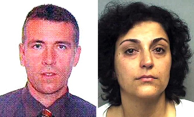 This is an undated handout photos issued by England's Hampshire Police on Monday Sept. 1, 2014,  of Brett King and Naghemeh King, the parents of Ashya King, who have legal proceedings against them continuing in Spain after they took the five-year-old brain cancer patient out of hospital without doctors' consent.  Critically-ill 5-year-old boy Ashya King driven to Spain by his parents is receiving medical treatment for a brain tumor in a Spanish hospital as his parents await extradition to Britain, police said Sunday Aug. 31 2014. Officers received a phone call late Saturday from a hotel east of Malaga advising that a vehicle fitting the description circulated by police was on its premises. Both parents were arrested and the boy, Ashya King, was taken to a hospital, a Spanish police spokesman said. (AP Photo/Hampshire Police)