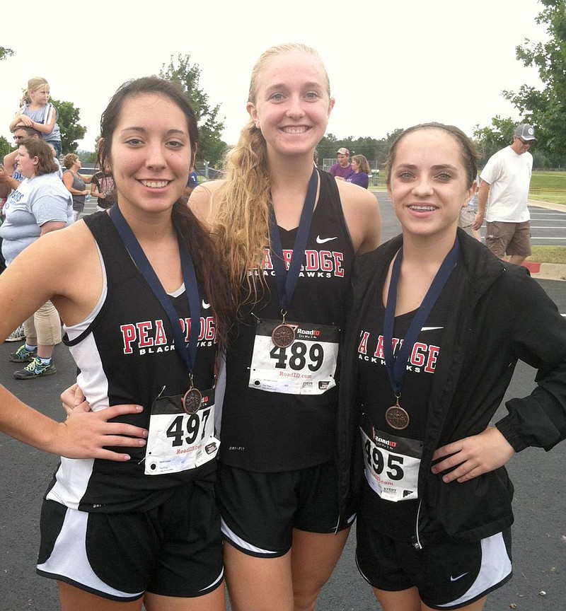 Photograph submitted Lady Blackhawks placed in last weekend&#8217;s cross country meet including Gloria Vargas, ninth, Mikhaela Cochran, eighth, and Rilee Patrick, 10th.