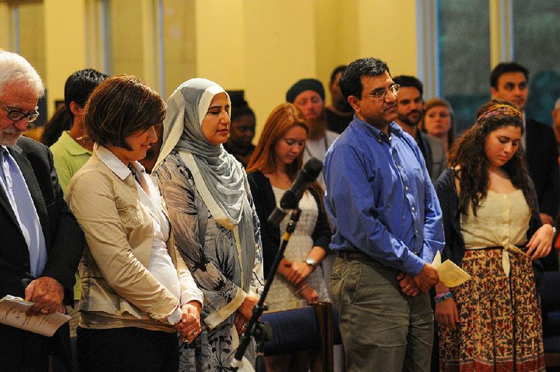 Participants at the 2013 interfaith gathering in Little Rock, held at St. Margaret's Episcopal Church.