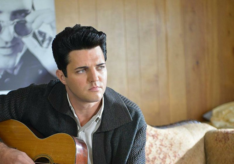 Former Elvis impersonator Blake Rayne plays two roles — the very Elvis-like rock singer Drexel “The Dream” Hemsley and his separated-at-birth twin brother Ryan Wade — in the faith-based musical The Identical.