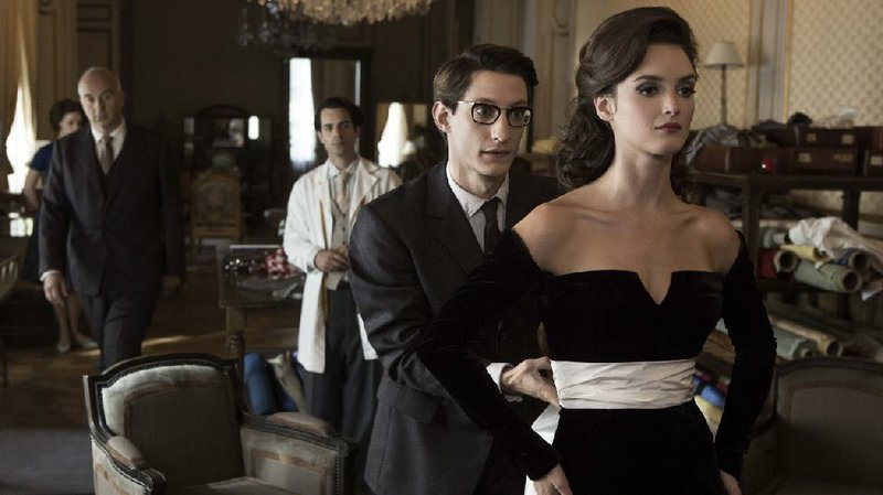The young Yves Saint Laurent (Pierre Niney) improvises with his muse, Victoire Doutreleau (Charlotte Le Bon), in Jalil Lespert’s bio-pic of the famed designer.