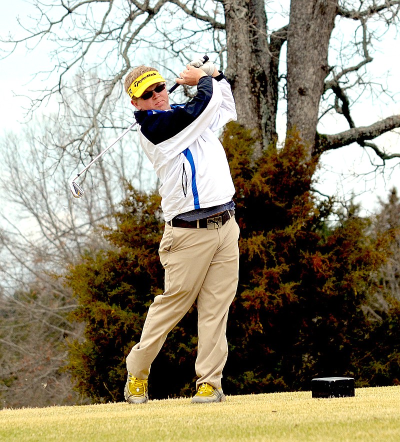 Photo submitted John Brown University sophomore golfer Trevor Barton was the Golden Eagles&#8217; team medalist as a freshman.