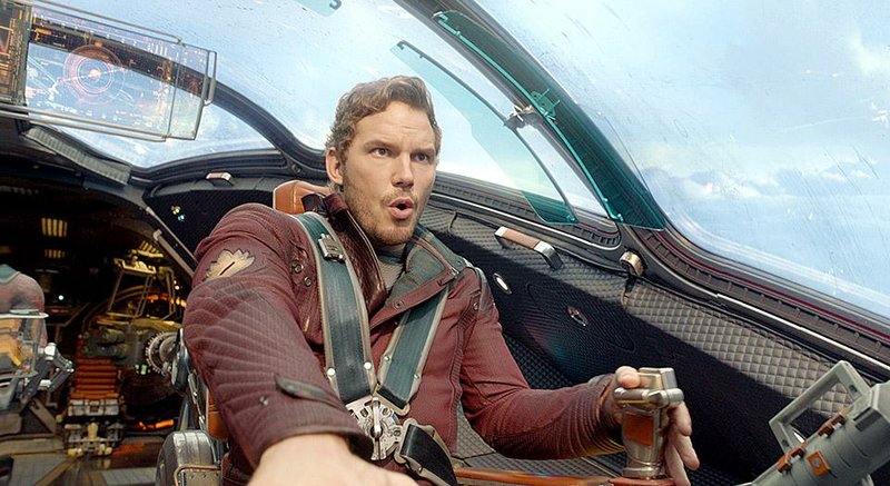 This image released by Disney - Marvel shows Chris Pratt in a scene from "Guardians Of The Galaxy." (AP Photo/Disney - Marvel)