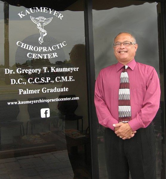 Submitted photo ACCEPTING PATIENTS: Dr. Gregory Kaumeyer has opened his own clinic, the Kaumeyer Chiropractic Center, at 3145 Central Ave.