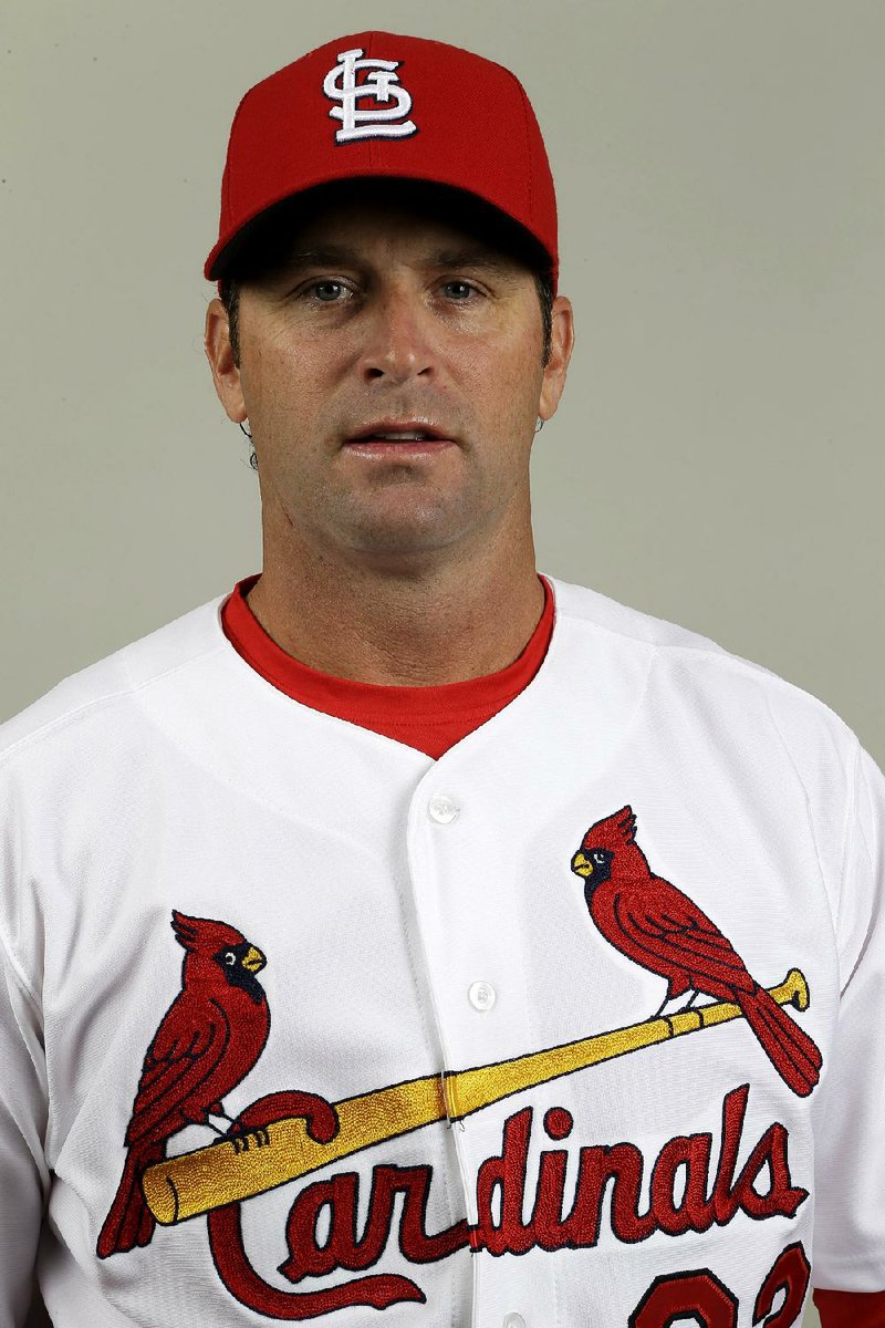 This is a 2013 photo of Mike Matheny of the St. Louis Cardinals baseball team. This image reflects the Cardinals active roster as of Feb. 19, 2013, when this image was taken. (AP Photo/Julio Cortez)
