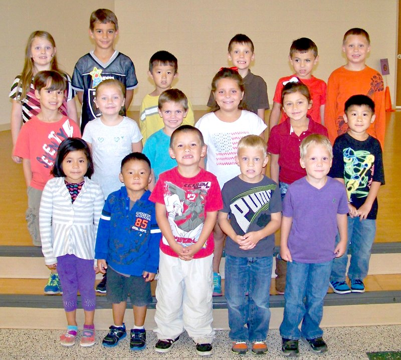 Submitted Photo The Shining Stars at Gentry Primary School for the week of Sept. 12 are: Kindergarten &#8212; Eili Reyes Mejia, EJ Yang, Payton Bennett, Bryson Woodall, Sibal Centers and Ryan Utt; First Grade &#8212; Nikolai Santillan, Raley Dilbeck, Caden Kooken, Aubrey Arnold, Brylee Whaler and Ethan Lor; and Second Grade &#8212; Rachel Price, Garrett Jech, Gavin Lee, Kaleb Landrum, Wyatt Martin and Jacob Areas.