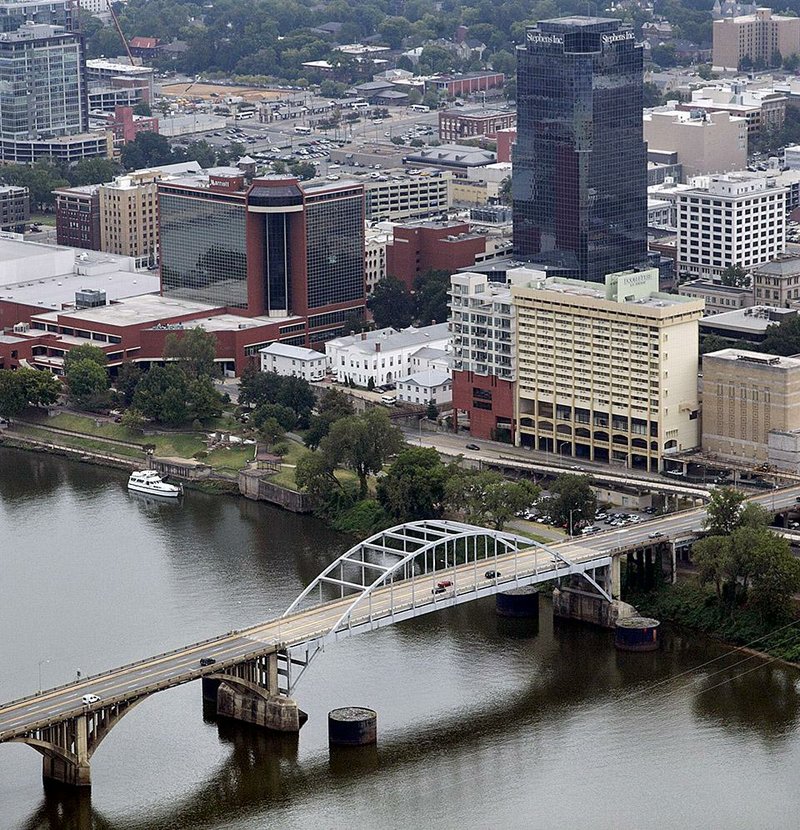 The Broadway Bridge between Little Rock and North Little Rock would be replaced at a cost of $98.4 million if the low bid is accepted. The bidding firm helped build the new U.S. 82 bridge near Lake Village.
