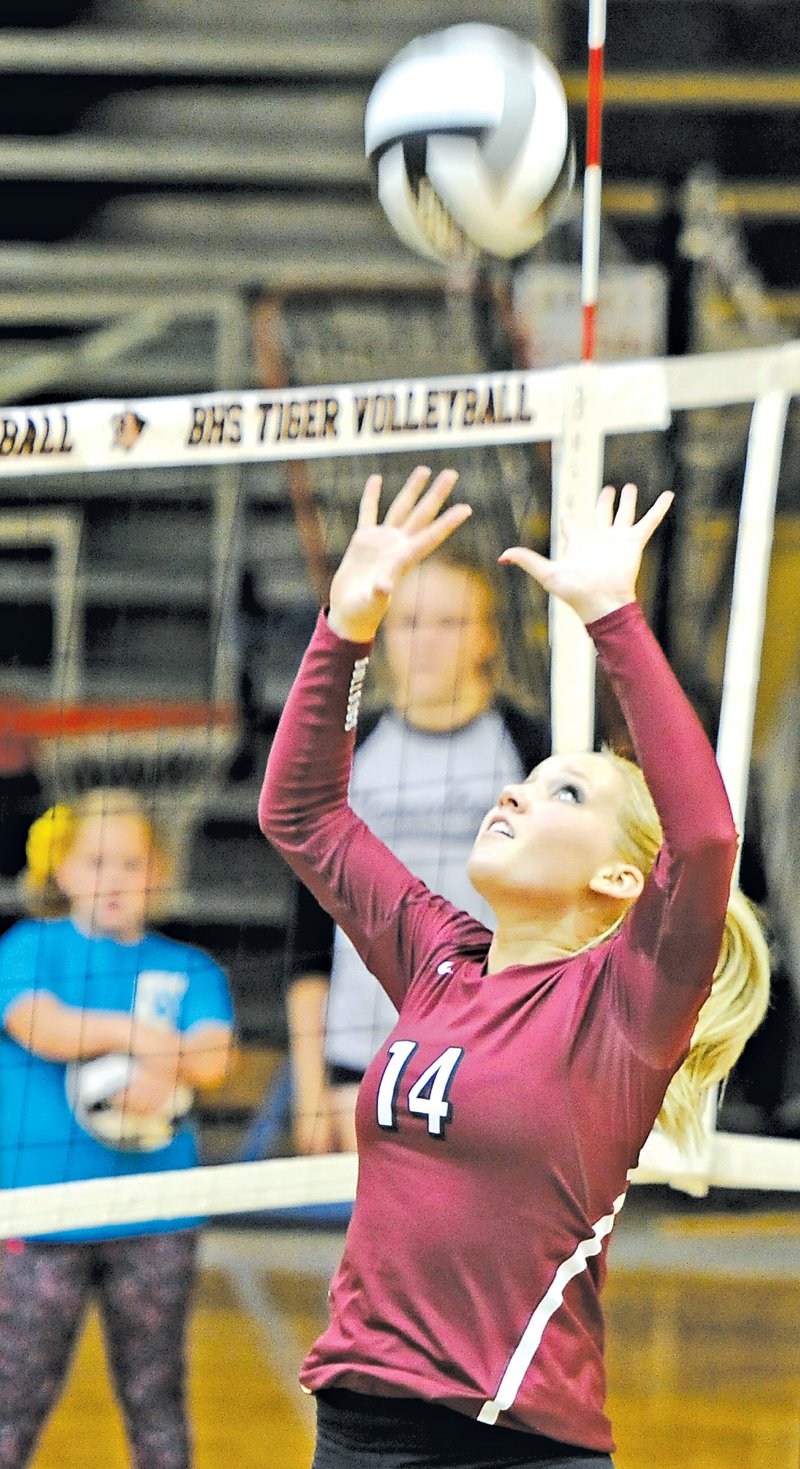  Staff Photo J.T. Wampler Maddie Mueller of Springdale High has recorded 181 assists through Lady Bulldogs&#8217; 11 games this season.