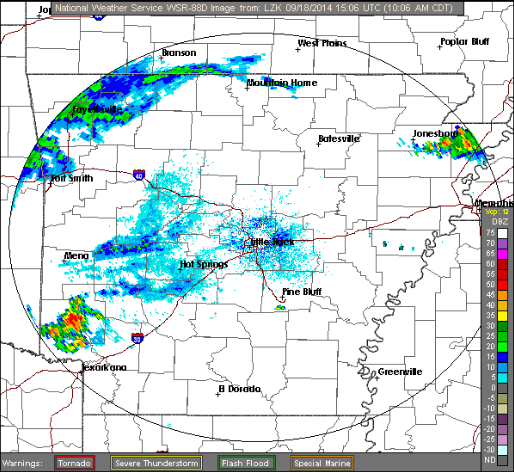 Forecasters say storms are expected to roll through the state Thursday morning. Damaging winds and large hail are the main severe weather threats. 