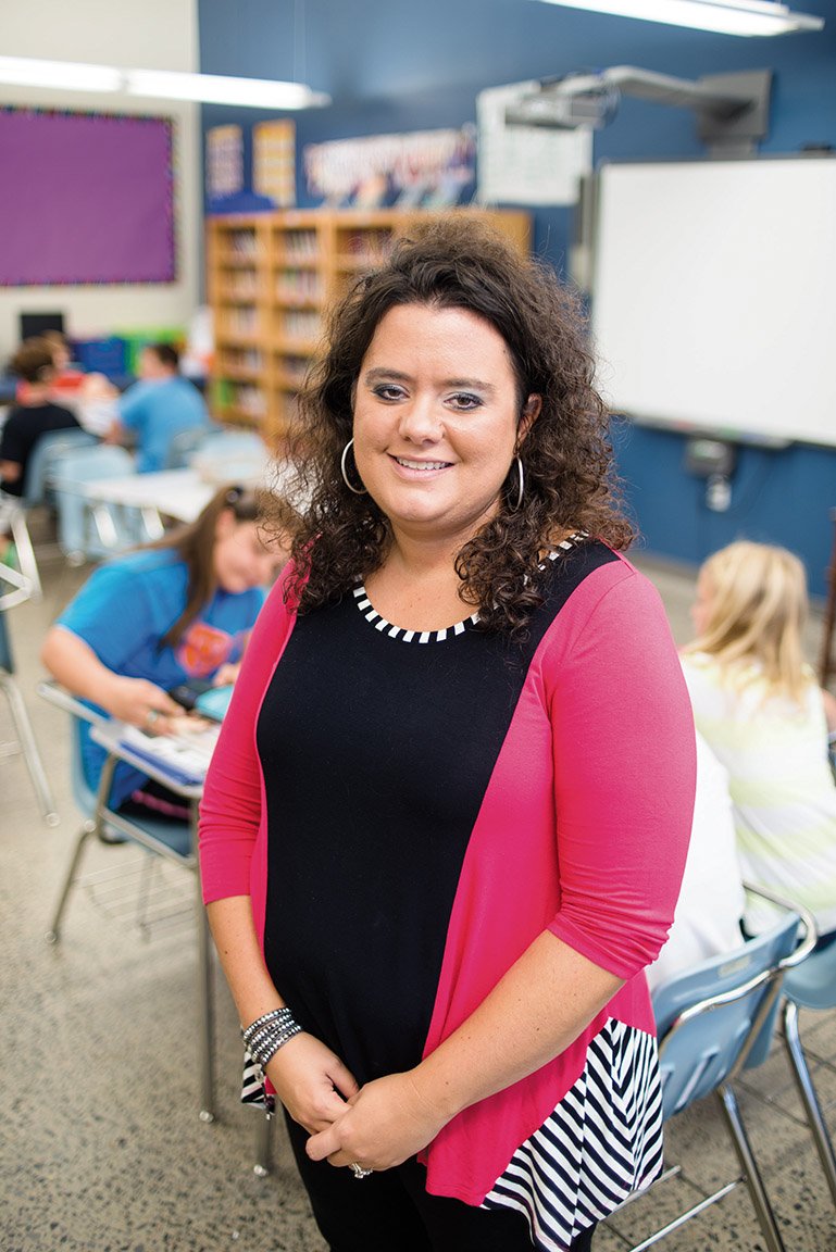 Lindsay Griffin, a sixth-grade literacy teacher at Greenbrier Middle School, was named one of four finalists for 2015 Arkansas Teacher of the Year at a ceremony Tuesday at the state Capitol. A committee will visit the 35-year-old’s classroom, as well as the other finalists’ classrooms, to help select the winner. “No one is more deserving,” said Kelli Martin, Greenbrier Middle School principal.