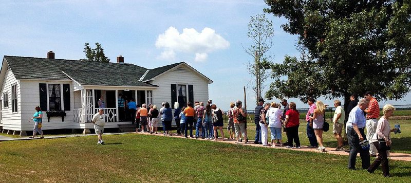 More than 600 people visited the Johnny Cash Boyhood Home in Dyess on the day of its grand opening Aug. 16, following the Johnny Cash Music Festival the evening before.