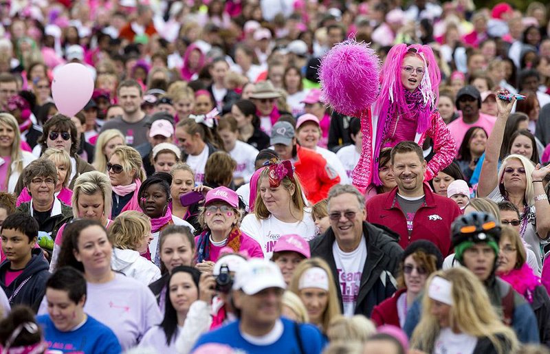 The Komen Race for the Cure race starts at Capitol Avenue and Arch Street in Little Rock on Oct. 4.