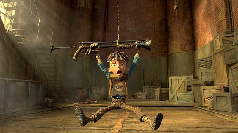 Eggs (voiced by Isaac Hempstead Wright) is an orphaned boy raised by a community of “monsters” who live beneath the streets of the village of Cheesebridge in the animated feature The Boxtrolls