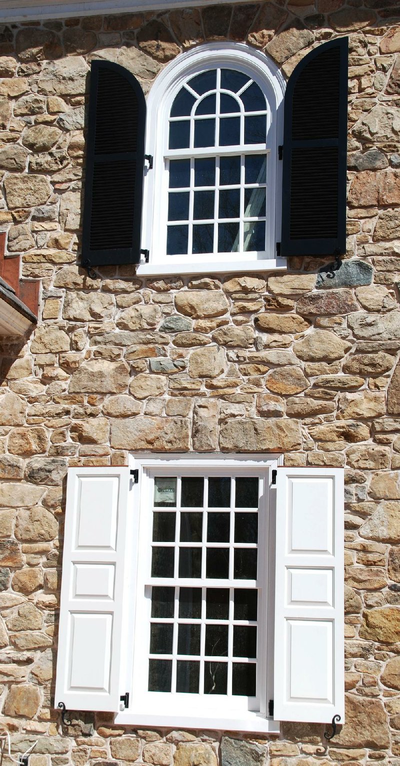 Homeowners often choose the wrong shape of shutters for arched windows. The shutters must be the right shape and size so that they will meet in the middle of the window and completely cover the opening.