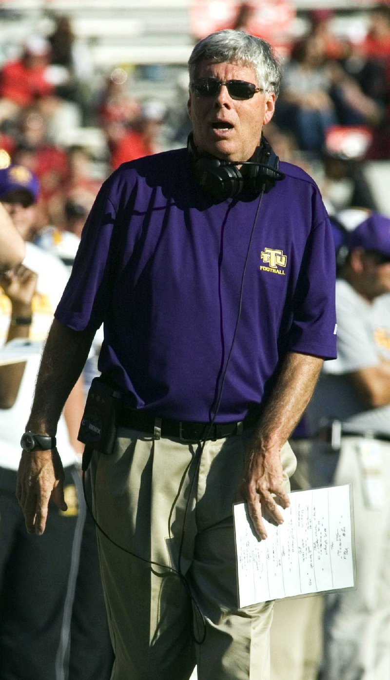 Tennessee Tech head coach Watson Brown watches the fourth quarter wind down against Georgia in their NCAA college football game Saturday Nov. 7, 2009, in Athens, Ga. Georgia won 38-0. (AP Photo/John Amis)