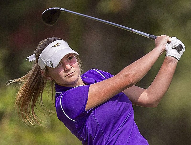 Allie Weiner of Central Arkansas Christian shot an even-par 72 to take medalist honors Tuesday at the Class 4A girls golf state tournament at the Country Club of Arkansas in Maumelle.