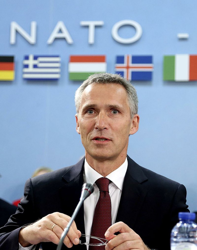 New NATO Secretary-General Jens Stoltenberg said Wednesday in Brussels that Russia must show “a clear change” in its attitude toward Ukraine.