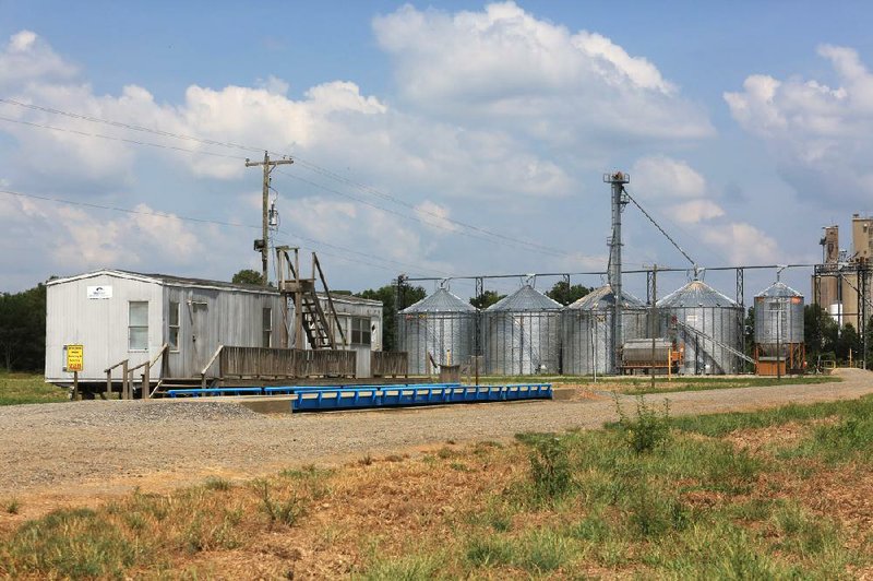 The Agribusiness Properties LLC grain silos near Brinkley were shut down by agents of the U.S. Department of Agriculture on Aug. 14.