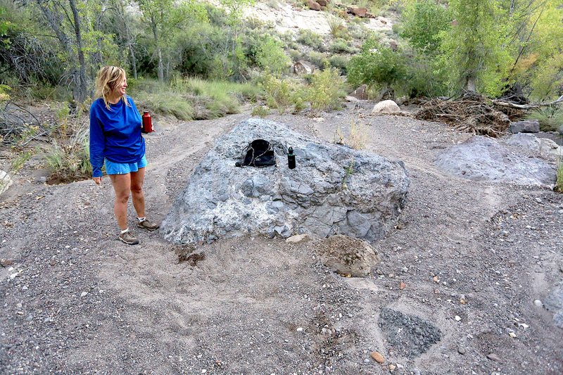 The third day of their hike, where the McFarlands were lost, in Big Bend Ranch State Park on Oct. 4, 2013.