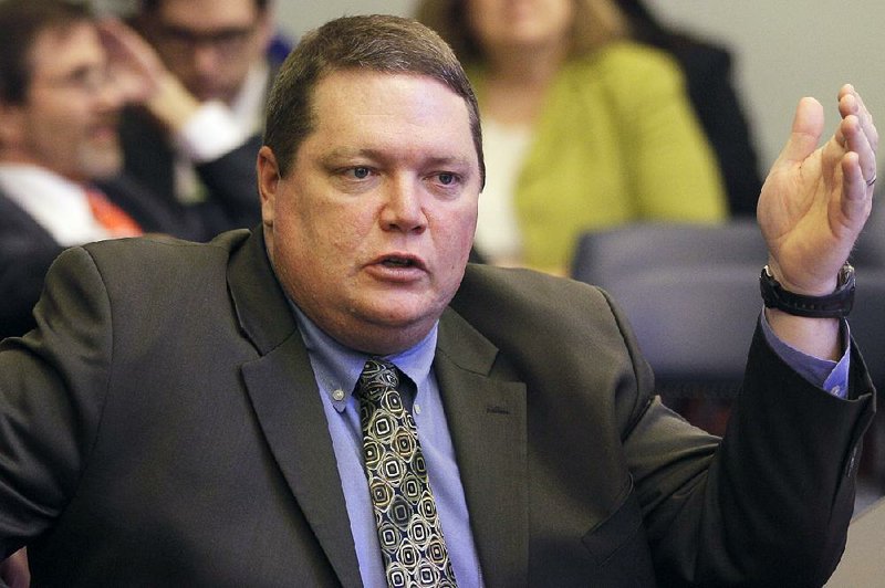 Sen. Bryan King, R-Green Forest, sponsored the law that he said has been kicked around the Legislature since 2007.
