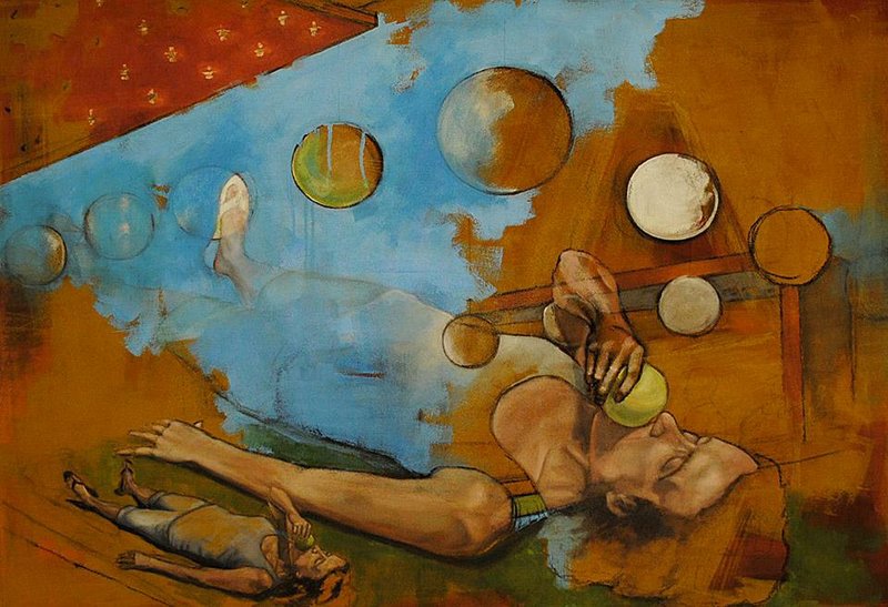 Laura Raborn
"I Found an Apple"
Acrylic, Oil and Charcoal on canvas
32" x 46"1800
