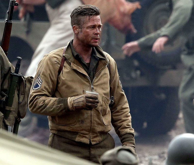 Brad Pitt in "Fury"