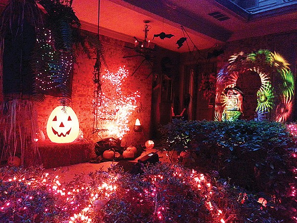 READY FOR TRICKORTREATERS.