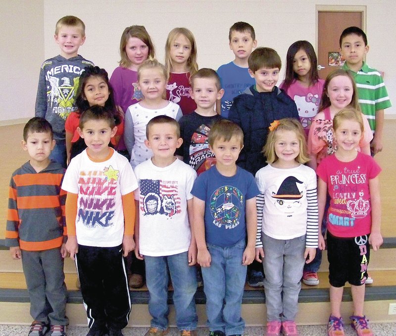 Submitted Photo The Shining Stars at Gentry Primary School for the week of Oct. 24 are: Kindergarten &#8212; Alexander Cordova, Eagan Harper, Colton Foster, Damien Reed, Graycie Dillard and Callie Jordan; First Grade &#8212; Alysia Rios, Railey Dilbeck, Edison Lee (absent), Kyle Cook, Aiden Billingsley and Candice Butler; and Second Grade &#8212; Grady Barton, Makena Womack, Rylee Hornberger, Kaleb Landrum, Cecilia Xiong and Jonathan Mendez.
