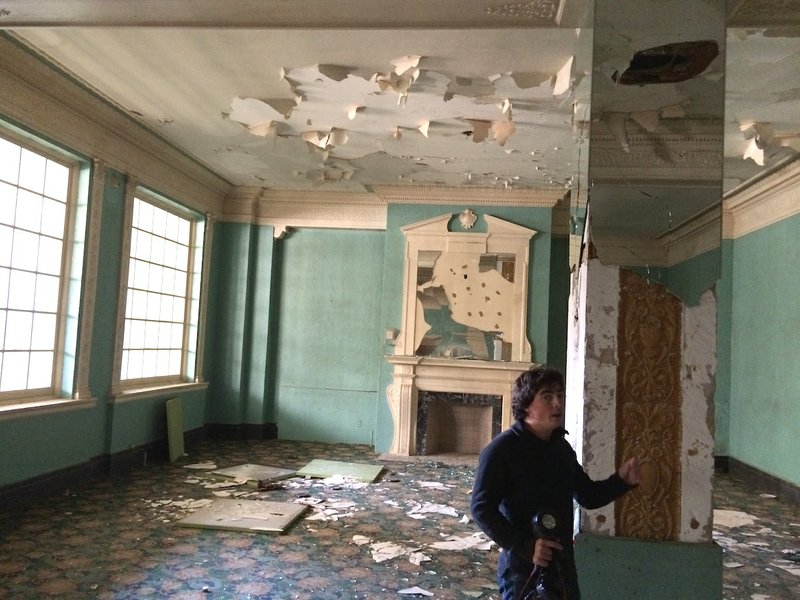 Michael Schwarz of Abandoned Arkansas explores the Majestic Hotel in downtown Hot Springs. His group explores abandoned buildings throughout the state to learn the history of what used to happen in them. 
