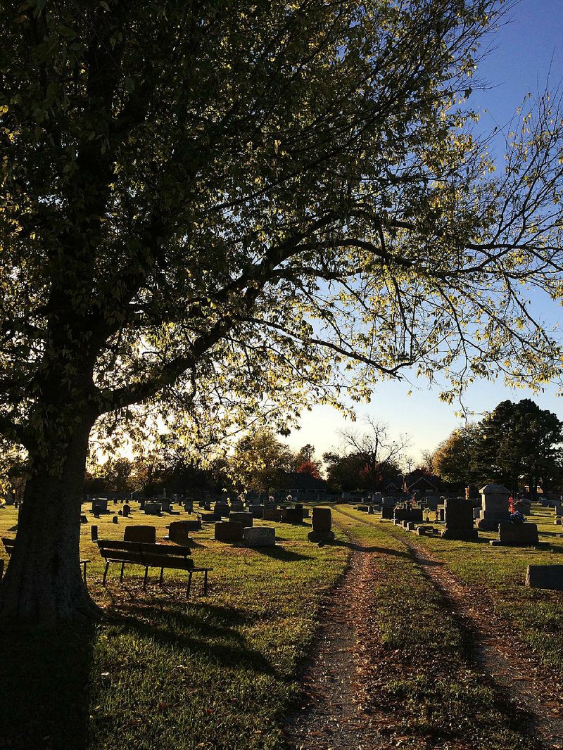 Many Christians pray for the dead on All Souls’ Day and some will visit cemeteries to pray for loved ones. This photo shows Mount Comfort Cemetery in Fayetteville.