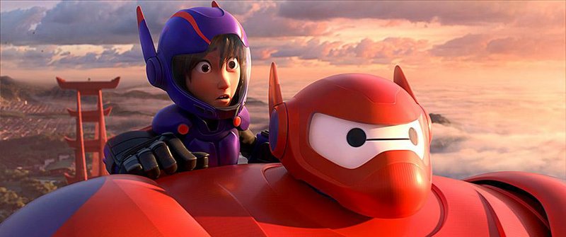 "BIG HERO 6" Pictured (L-R): Hiro & Baymax. ©2014 Disney. All Rights Reserved.