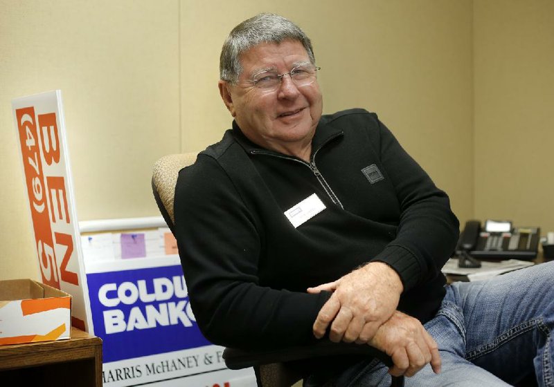 NWA Media/DAVID GOTTSCHALK - 11/3/14 - Ben Israel at his Coldwell Banker office in Fayetteville November 3, 2014 in Fayetteville.