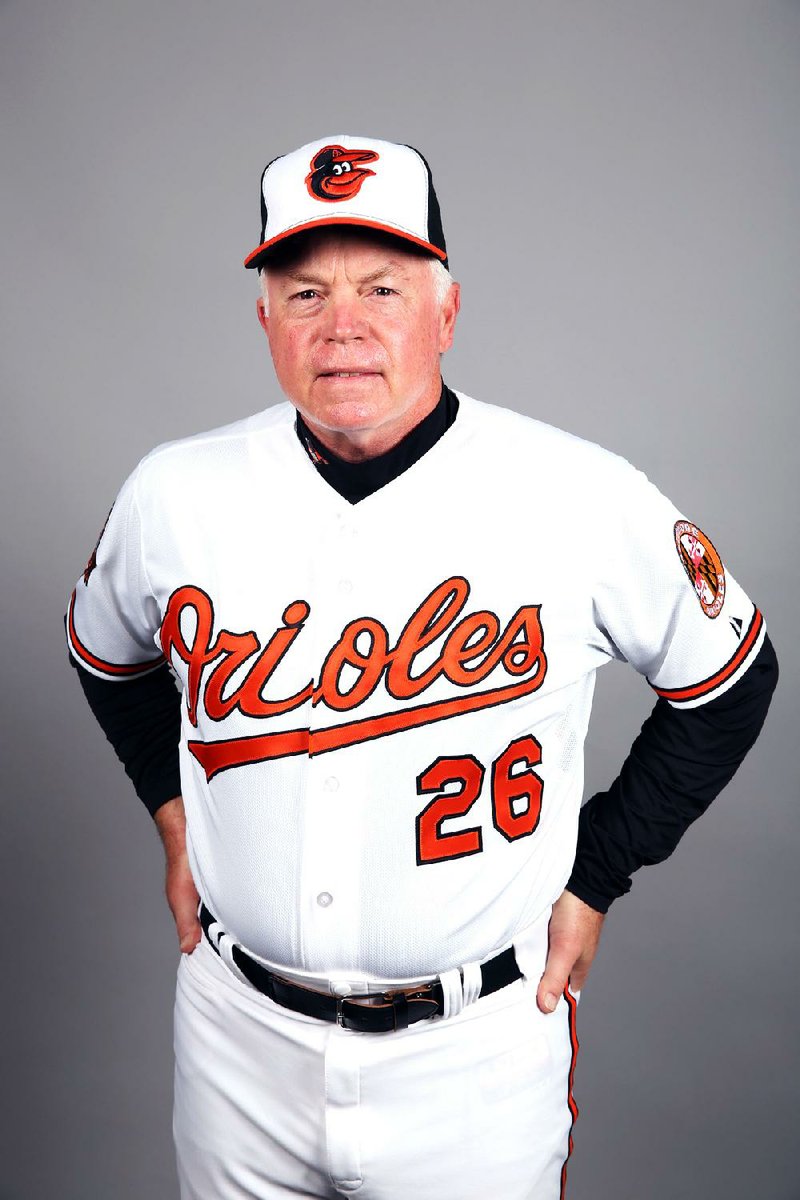 Manager Buck Showalter of the Baltimore Orioles poses for a