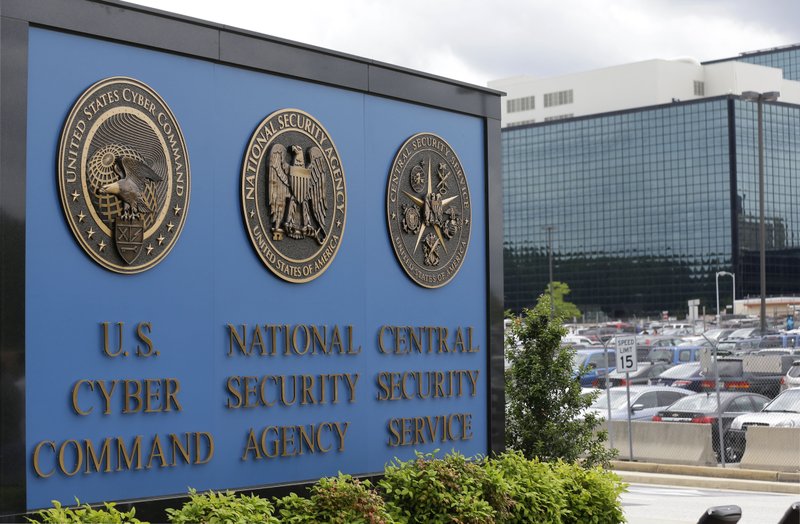  In this June 6, 2013 file photo, a sign stands outside the National Security Agency (NSA) campus in Fort Meade, Md. Years before Edward Snowden sparked a public outcry with the disclosure that the NSA had been secretly collecting American telephone records, some NSA executives voiced strong objections to the program, intelligence officials say, complaining that it exceeded the agencys mandate to focus on foreign spying and would do little to stop terror plots.