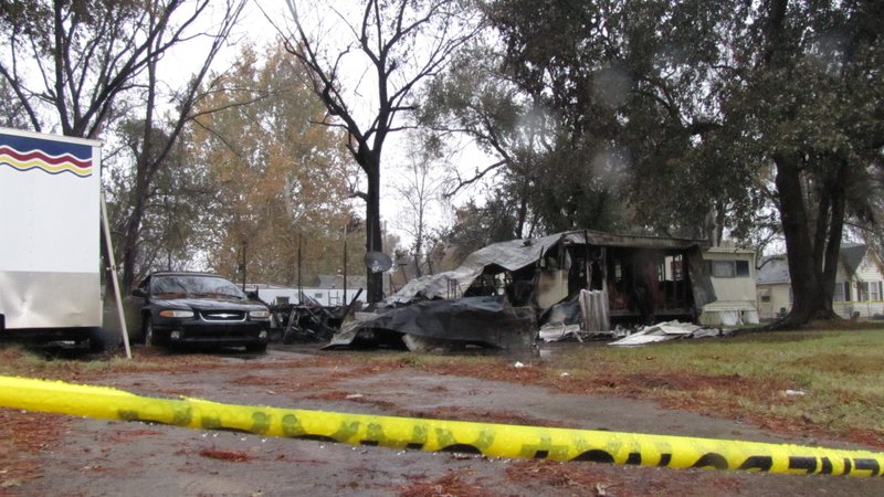 A woman was killed in a fire early Friday at her home at 5325 Roundtop Drive outside North Little Rock.